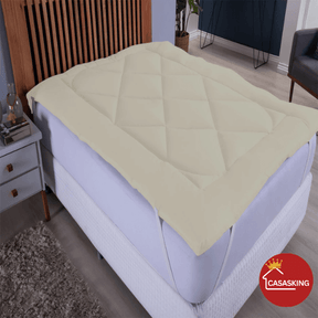 Pillow Top Extra Macio para Colchão Queen – Conforto Luxuoso e Alívio para Dores