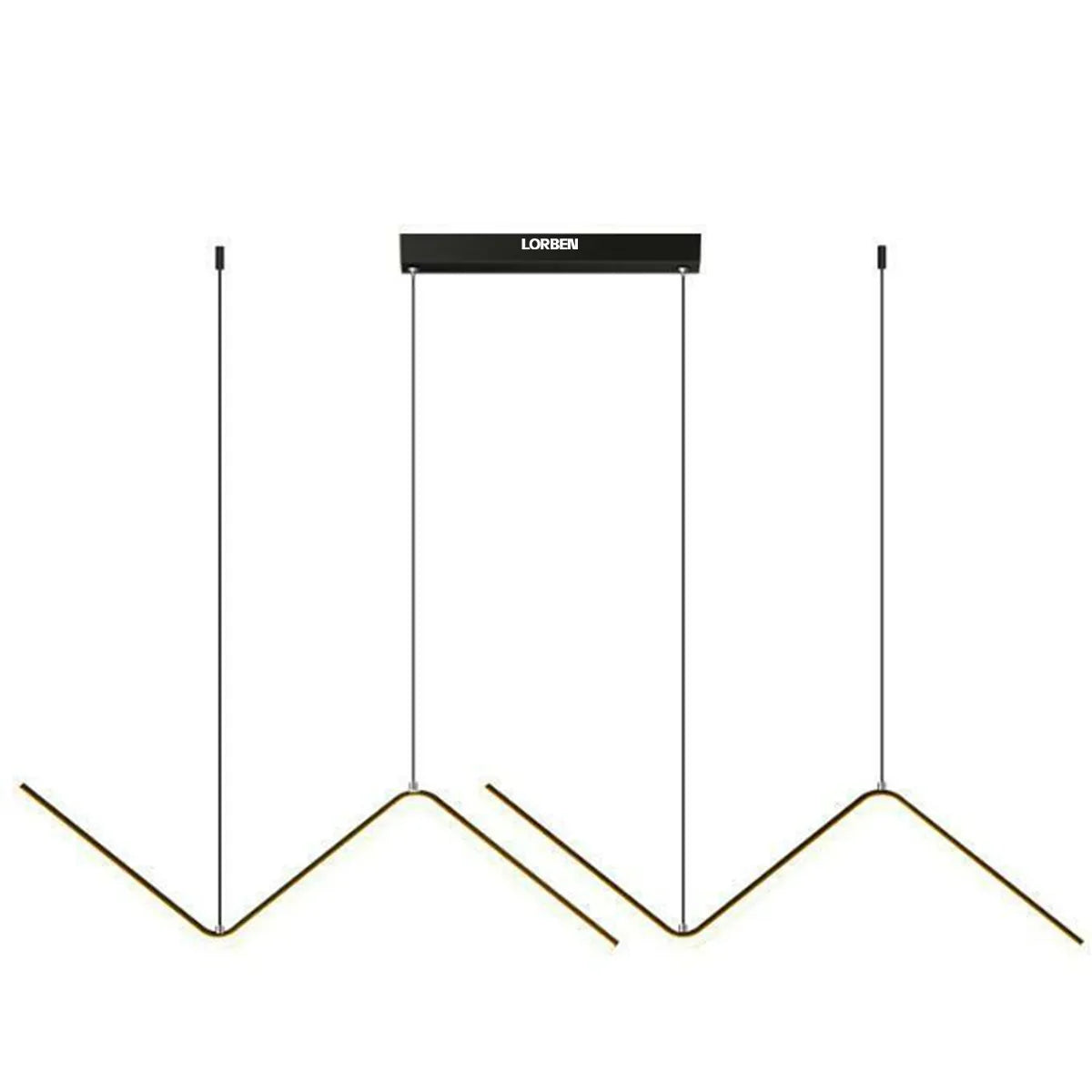 Luminária Geométrica Led Lustre Pendente Moderno com Controle Remoto