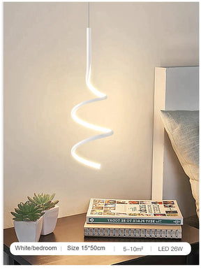 Pendente Tornado - Moderno LED Espiral