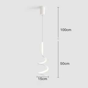 Pendente Tornado - Moderno LED Espiral