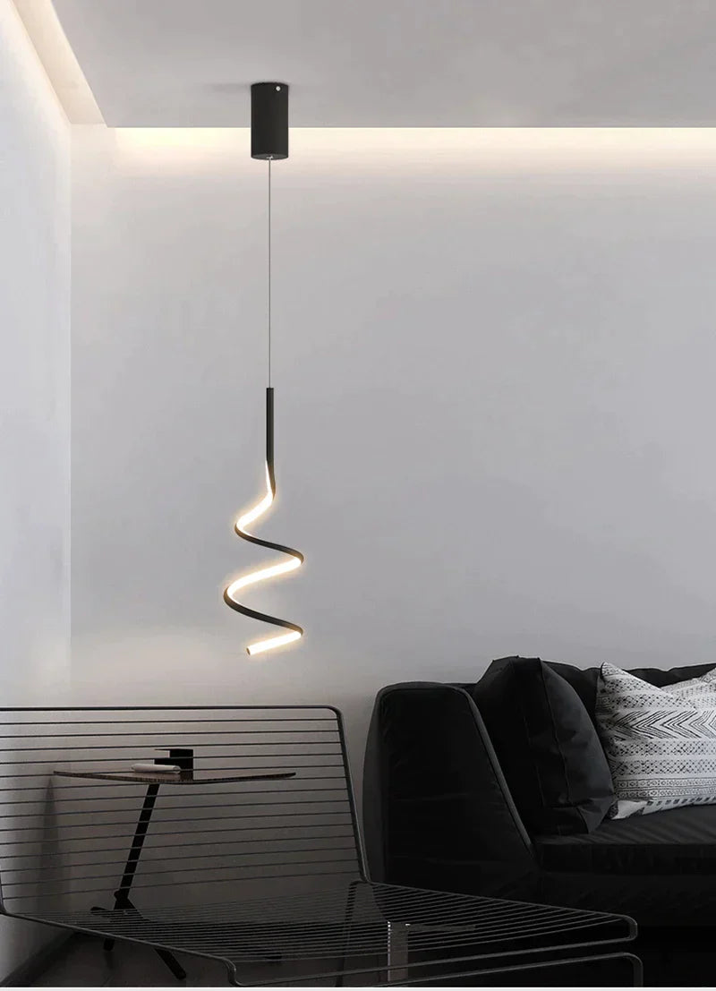 Pendente Tornado - Moderno LED Espiral