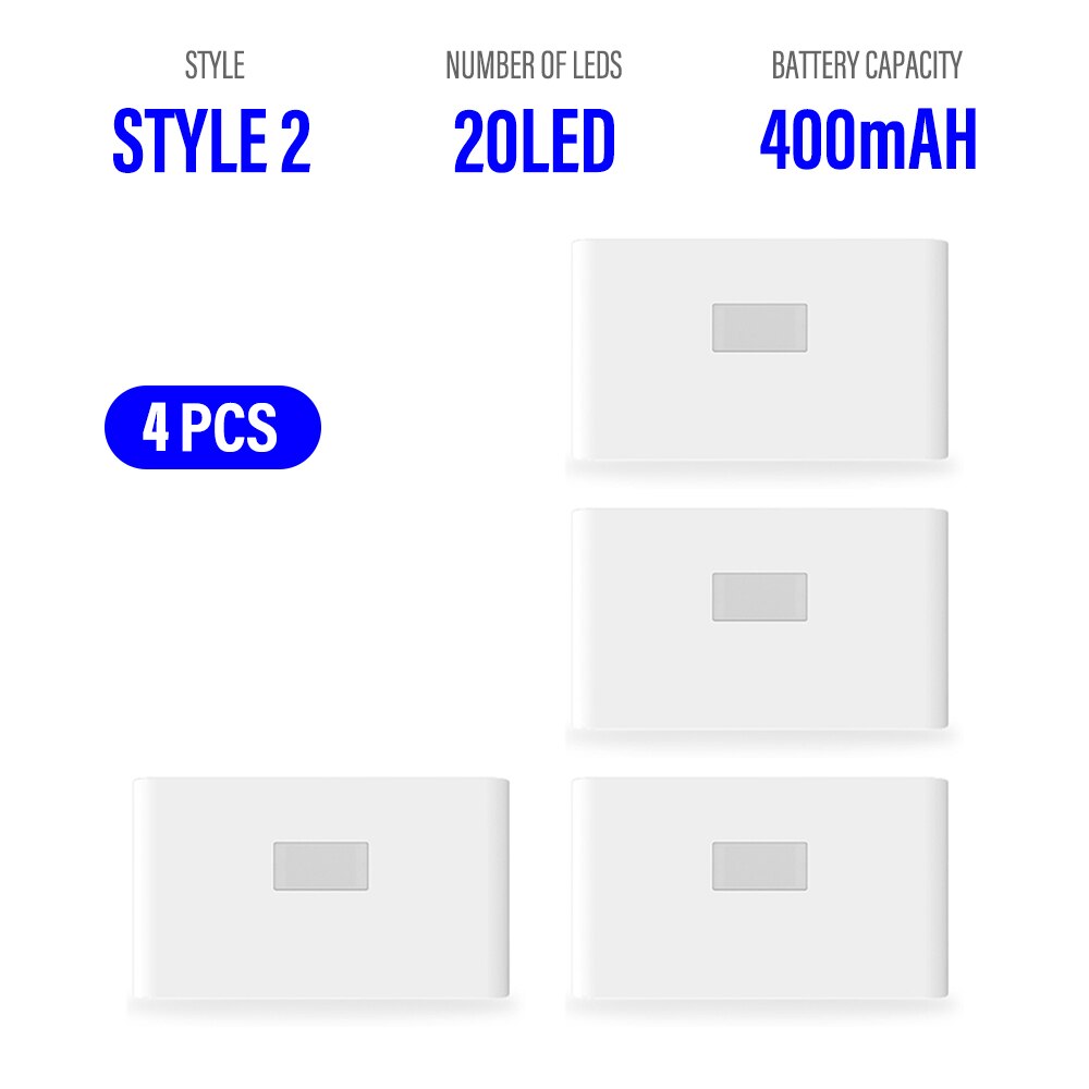 Arandela / Balizador [SEM FIO]  com sensor inteligente e carregamento USB.