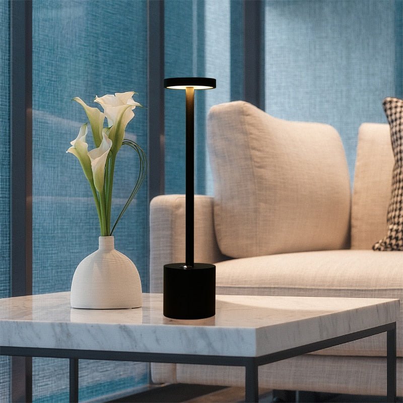 Abajur de Mesa Recarregável Sem fio Decorativo - CASASKING