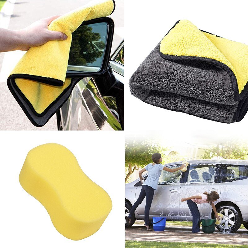 Kit de ferramentas de limpeza para o carro. - CASASKING